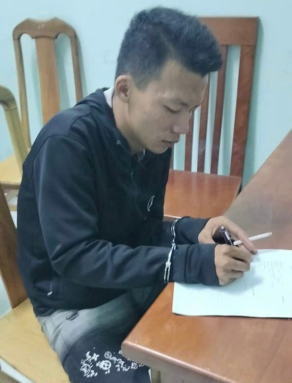 Đối tượng Tâm đã bị bắt giữ. Ảnh: Công an xã Đak Pơ doi-tuong-tam-da-bi-bat-giu-anh-cong-an-xa-dak-po.jpg