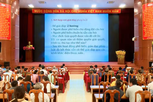 Tập huấn kỹ năng tuyên truyền pháp luật và hòa giải ở cơ sở cho gần 200 học viên