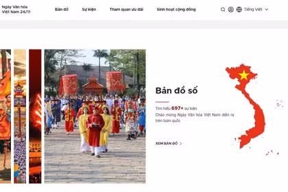 Bản đồ số văn hóa Việt Nam: Kết nối di sản, sự kiện trên không gian số