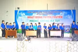 Hơn 200 đoàn viên, thanh niên huyện Kông Chro tham gia hoạt động tuyên truyền phòng-chống ma túy