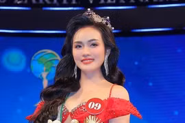 Vũ Thị Hoa đăng quang Mrs Earth Việt Nam 2024