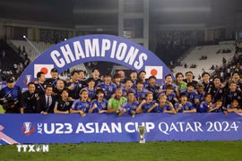 Nhật Bản lên ngôi vô địch U23 châu Á 2024 với bàn thắng ở phút bù giờ