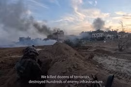 Hamas tiếp tục tấn công lực lượng Israel ở Dải Gaza