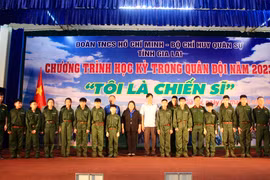 Gia Lai: 123 chiến sĩ “nhí” tham gia chương trình “Học kỳ trong quân đội” năm 2023