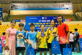 Gia Lai giành 2 huy chương đồng ở Giải cầu lông các cây vợt thiếu niên, trẻ xuất sắc quốc gia