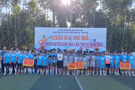 Dương Nguyễn Sport vô địch Giải Bóng đá Thiếu niên huyện Đak Đoa