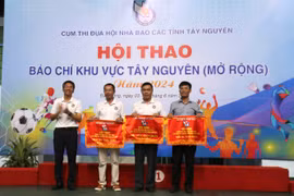 Hội Nhà báo tỉnh Gia Lai giành giải nhì tại Hội thao Báo chí khu vực Tây Nguyên mở rộng