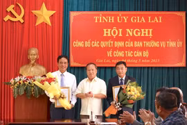 Ông Rơ Chăm La Ni và ông Hoàng Minh Việt giữ chức Phó Trưởng ban Tổ chức Tỉnh ủy Gia Lai