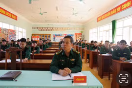 Bộ đội Biên phòng tỉnh Gia Lai tập huấn quân sự đầu năm