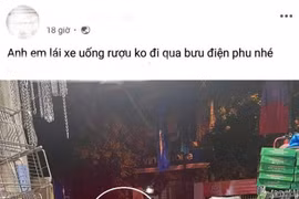 Bị phạt vì thông báo chốt Cảnh sát Giao thông đang làm nhiệm vụ
