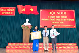 Đak Pơ đón nhận bằng xếp hạng di tích cấp tỉnh Bia Chăm Tư Lương 
