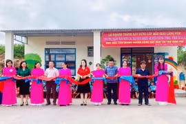 Chung tay xây dựng lớp học cho trẻ em làng Veh
