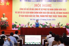 Bộ nào xếp cuối bảng về chỉ số cải cách hành chính năm 2023?