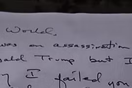 Mỹ: Bức thư tiết lộ kế hoạch của đối tượng mưu sát ông Donald Trump
