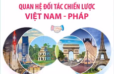 [Infographics] Quan hệ đối tác chiến lược Việt Nam-Pháp 