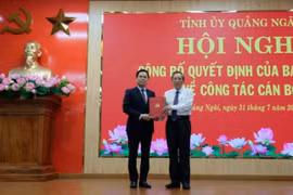 Thứ trưởng Bộ Khoa học và Công nghệ làm Phó Bí thư Tỉnh ủy Quảng Ngãi