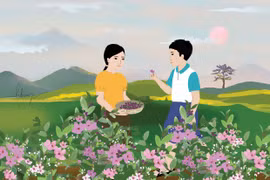 “Về đồi sim ta nhớ người vô bờ”