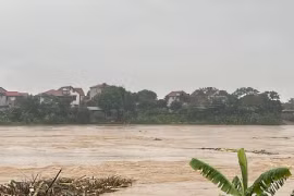 Vụ sập cầu Phong Châu: Sáng 10-9 vẫn chưa thể tiến hành cứu hộ, cứu nạn do nước lũ dâng cao, chảy xiết