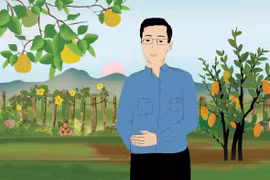 Khu vườn tháng Giêng 