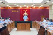 Phó Bí thư Tỉnh ủy Nguyễn Ngọc Lương làm việc với Ban Thường vụ Hội Chữ thập đỏ tỉnh Gia Lai 