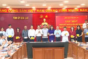 Gia Lai: Gặp mặt đoàn đại biểu tham dự Đại hội đại biểu toàn quốc MTTQ Việt Nam lần thứ XI