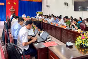 Phó Bí thư Tỉnh ủy Châu Ngọc Tuấn làm việc với Ban Thường vụ Đảng ủy phường Diên Hồng 