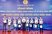 Phát động Tháng Công nhân và Tháng hành động về an toàn, vệ sinh lao động năm 2026.