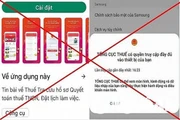 Ứng dụng cài đặt giả để lừa đảo doanh nghiệp và người dân. 