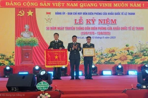 Đồn Biên phòng Cửa khẩu Quốc tế Lệ Thanh kỷ niệm 50 năm ngày truyền thống