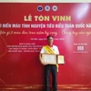 Gia Lai: 1 cá nhân được tôn vinh người hiến máu tình nguyện tiêu biểu toàn quốc
