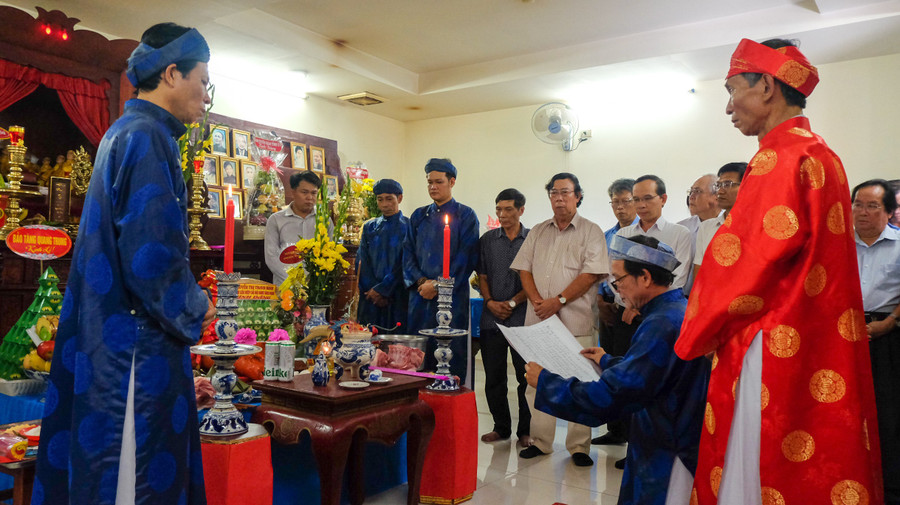 Lễ giỗ Tổ ngành Sân khấu Việt Nam sẽ được Nhà hát tổ chức vào sáng 3-10 (nhằm ngày 12-8 âm lịch). Ảnh: Ngọc Nhuận le-gio-tojpg.jpg