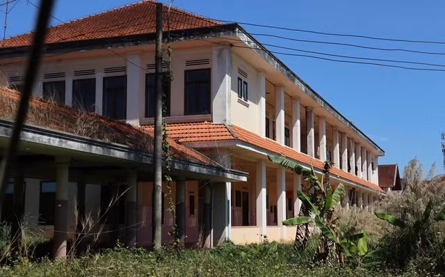 Cỏ dại mọc nhiều nơi trong khu đất "vàng" trung tâm TP Bảo Lộc.