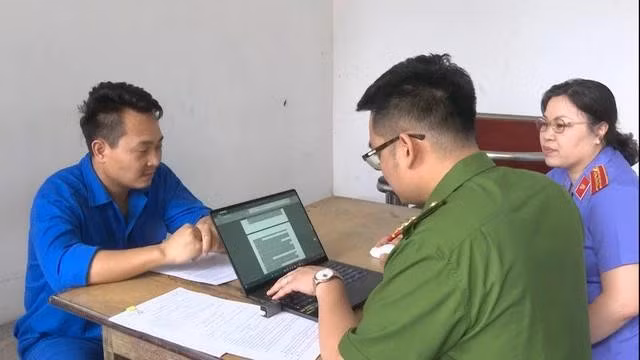 Nguyễn Văn Thủy tại cơ quan điều tra