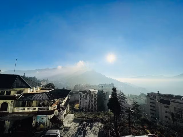 View tuyệt đẹp nhìn từ khách sạn Highland, Sa Pa. Ảnh: Yến Anh