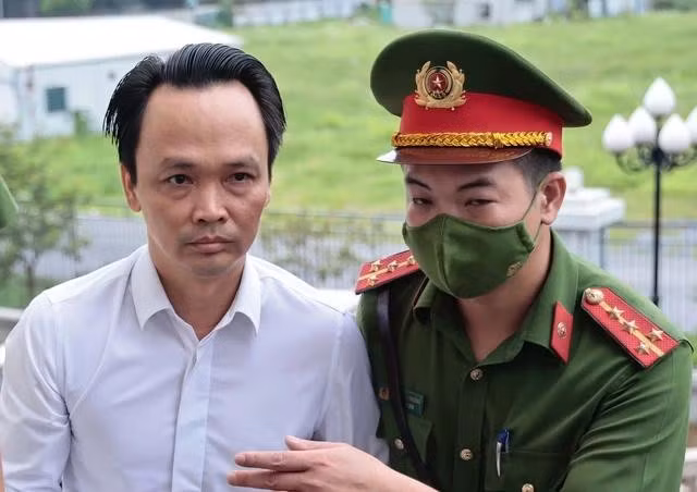 Cựu Chủ tịch Tập đoàn FLC Trịnh Văn Quyết tại phiên tòa sơ thẩm