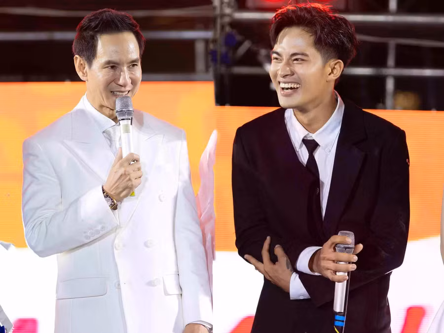 Lê Tuấn Khang xuất hiện ở sự kiện giới thiệu phim của Lý Hải