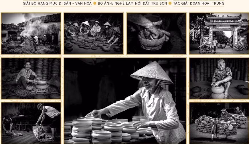 Bộ ảnh đoạt giải bộ hạng mục Di sản - Văn hóa năm 2024 của Giải thưởng Nhiếp ảnh Heritage - Hành trình di sản. Ảnh: BTC