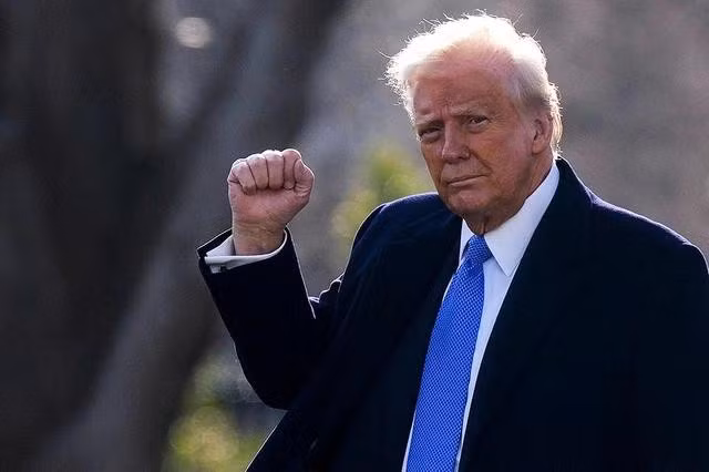 Tổng thống Mỹ Donald Trump tại Nhà Trắng ngày 7.2