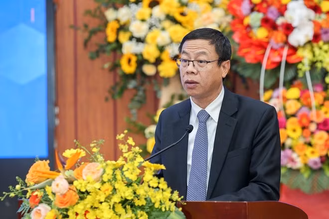 Thứ trưởng Bộ Khoa học và Công nghệ Lê Xuân Định. (Ảnh: Minh Sơn/Vietnam+)