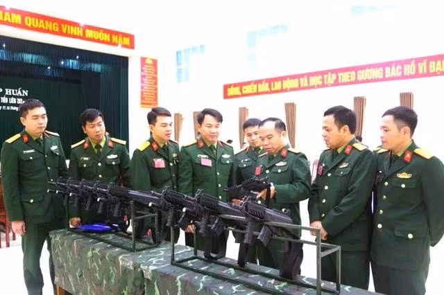 Súng STV-022 được trang bị cho Bộ Chỉ huy Quân sự tỉnh Quảng Trị