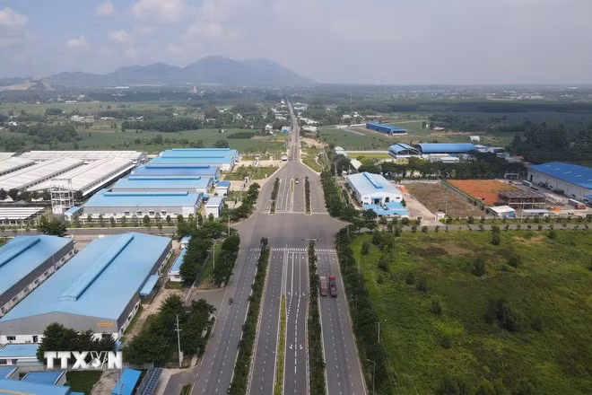 Khu Công nghiệp Sonadezi ở huyện Châu Đức (Bà Rịa-Vũng Tàu). (Ảnh: Hoàng Nhị/TTXVN)