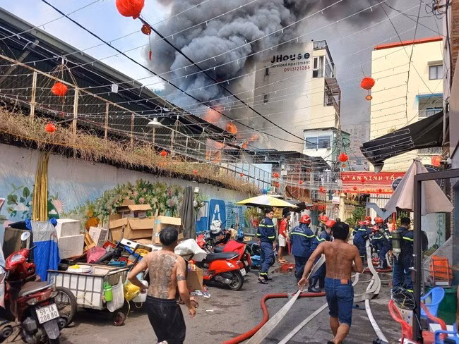 Hiện trường vụ cháy