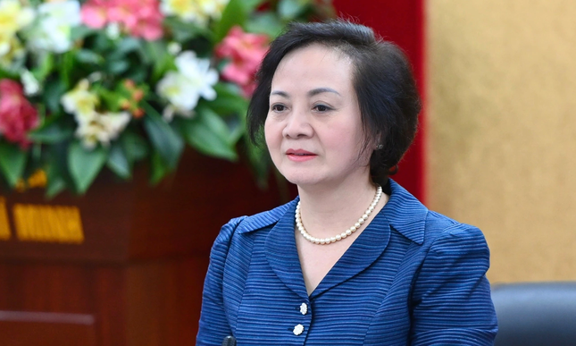 Bộ trưởng Nội vụ Phạm Thị Thanh Trà. Ảnh: DT Bộ trưởng Nội vụ Phạm Thị Thanh Trà. Ảnh: DT