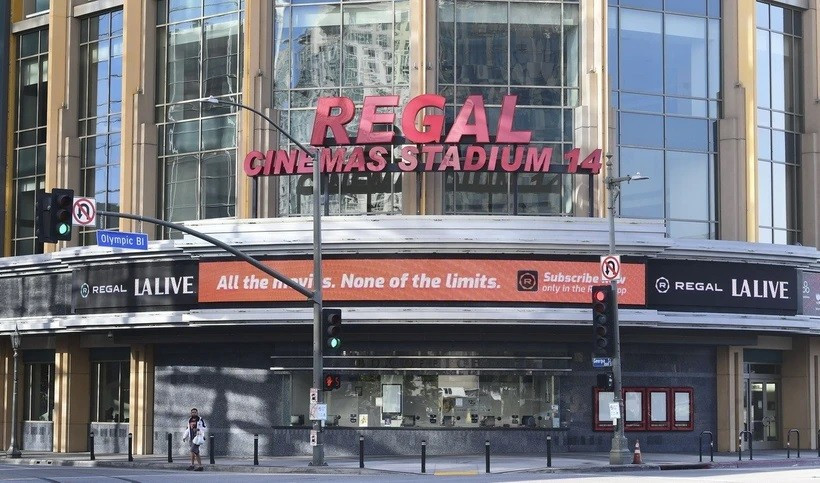 Rạp phim Regal ở Los Angeles (California, Mỹ). Ảnh: AFP/TTXVN rap-phim-regal-o-los-angeles-california-my-anh-ttxvn.jpg