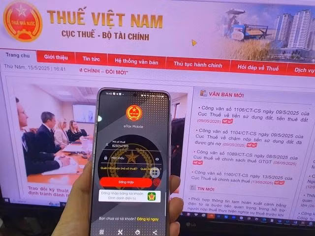 Từ 23.5 - 15.6, một số ứng dụng ngành thuế tạm dừng hoạt động phục vụ việc chuyển đổi hệ thống