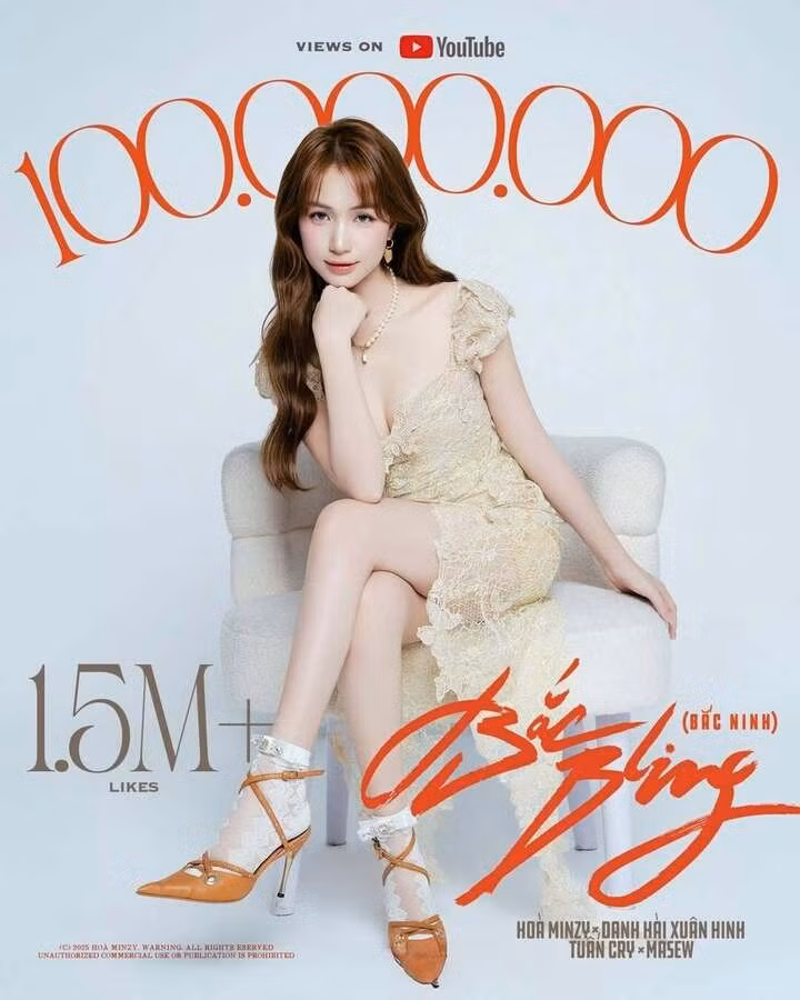 MV "Bắc Bling" chạm mốc 100 triệu view sau 28 ngày.