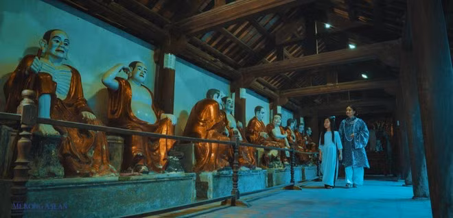 Chùa Chuông là một trong số 16 di tích tiêu biểu tại Khu Di tích Quốc gia Đặc biệt Phố Hiến. (Nguồn: Vietnam+)