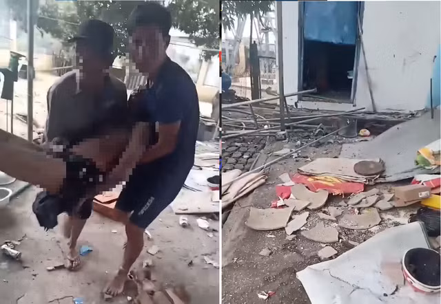 Hiện trường vụ nổ pháo khiến 1 học sinh tử vong trên đường cấp cứu