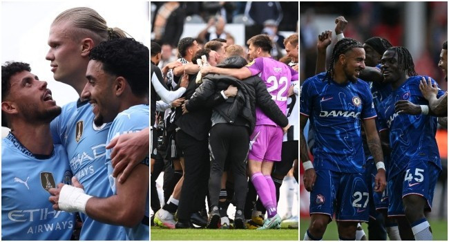 Man City, Chelsea và Newcastle là 3 cái tên cuối có mặt trong top 5 Premier League. Man City, Chelsea và Newcastle là 3 cái tên cuối có mặt trong top 5 Premier League.