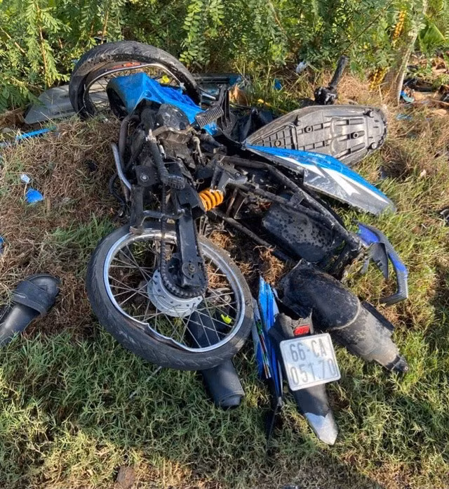 Hiện trường vụ tai nạn giao thông